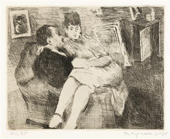 RAPHAEL SOYER (1899-1987) Group of 4 prints